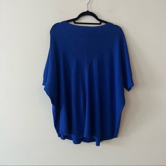 Diane von Furstenberg Cobalt Blue Cashmere Blend Sweater - Picture 5 of 8